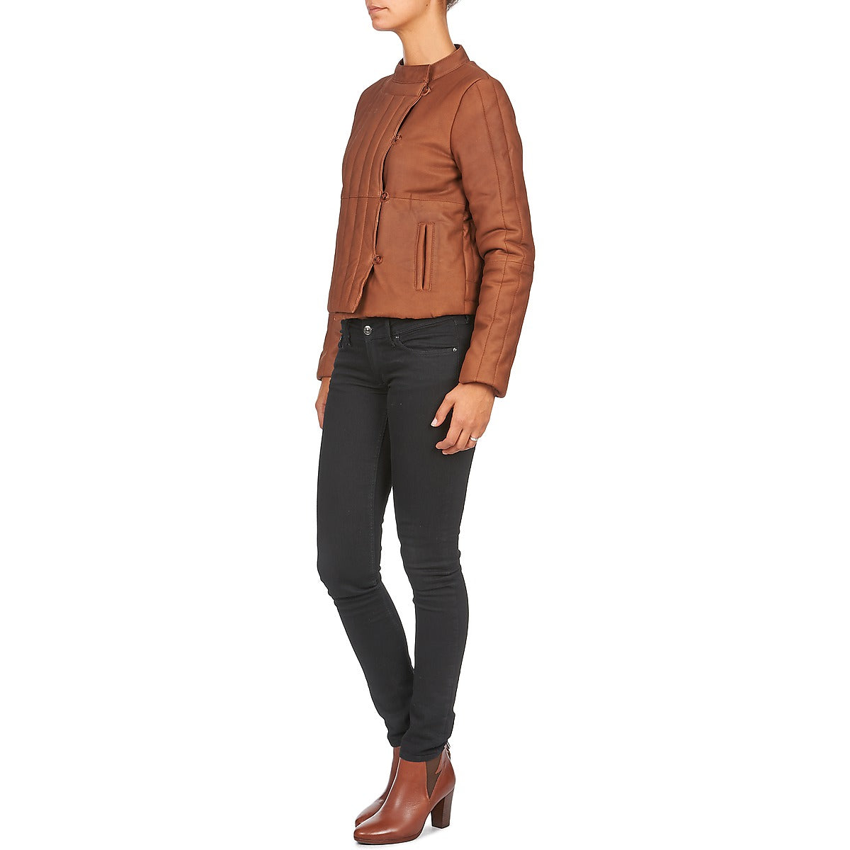 Giacca in pelle Donna Antik Batik YOANN Marrone