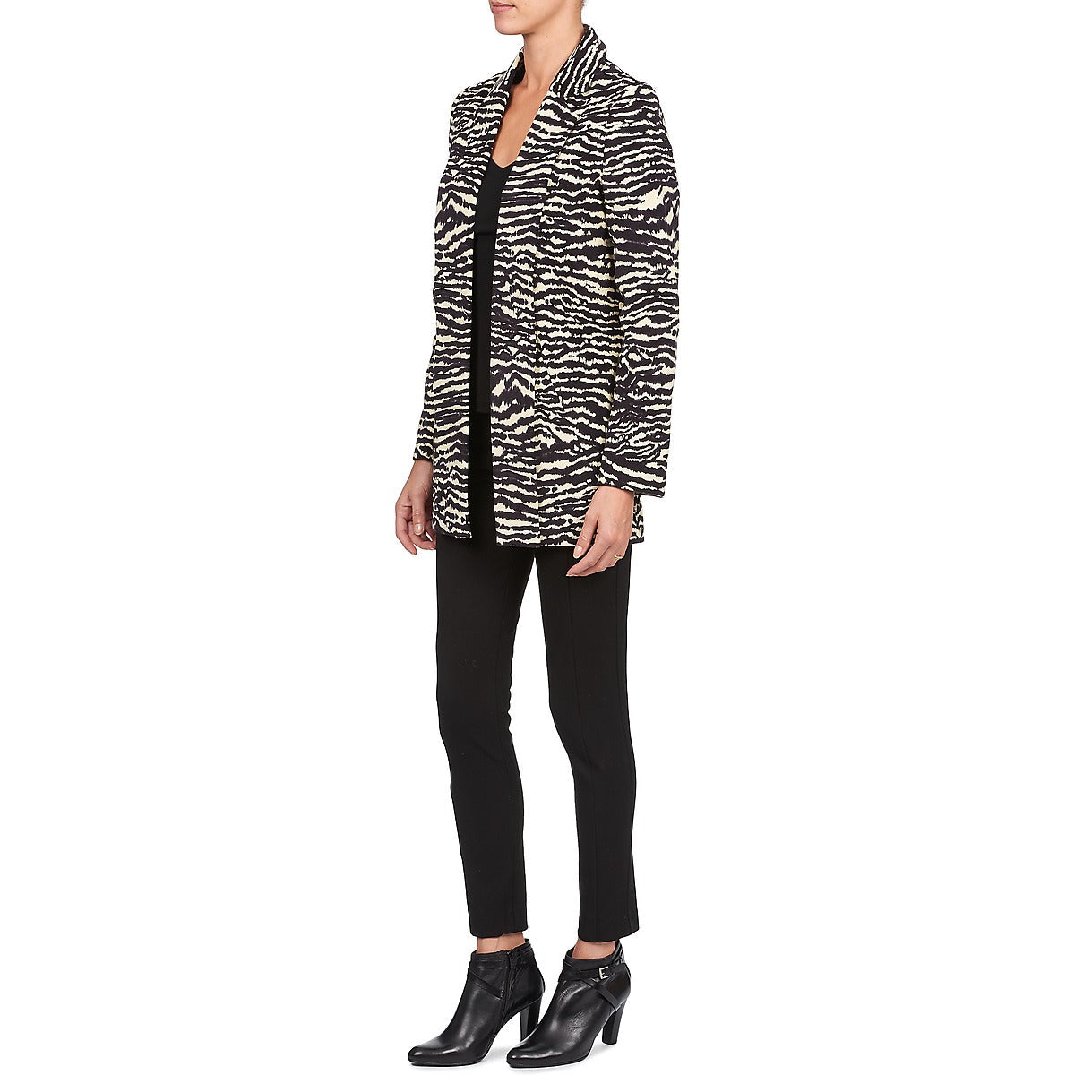 Mantella Donna Naf Naf DEBOA Nero