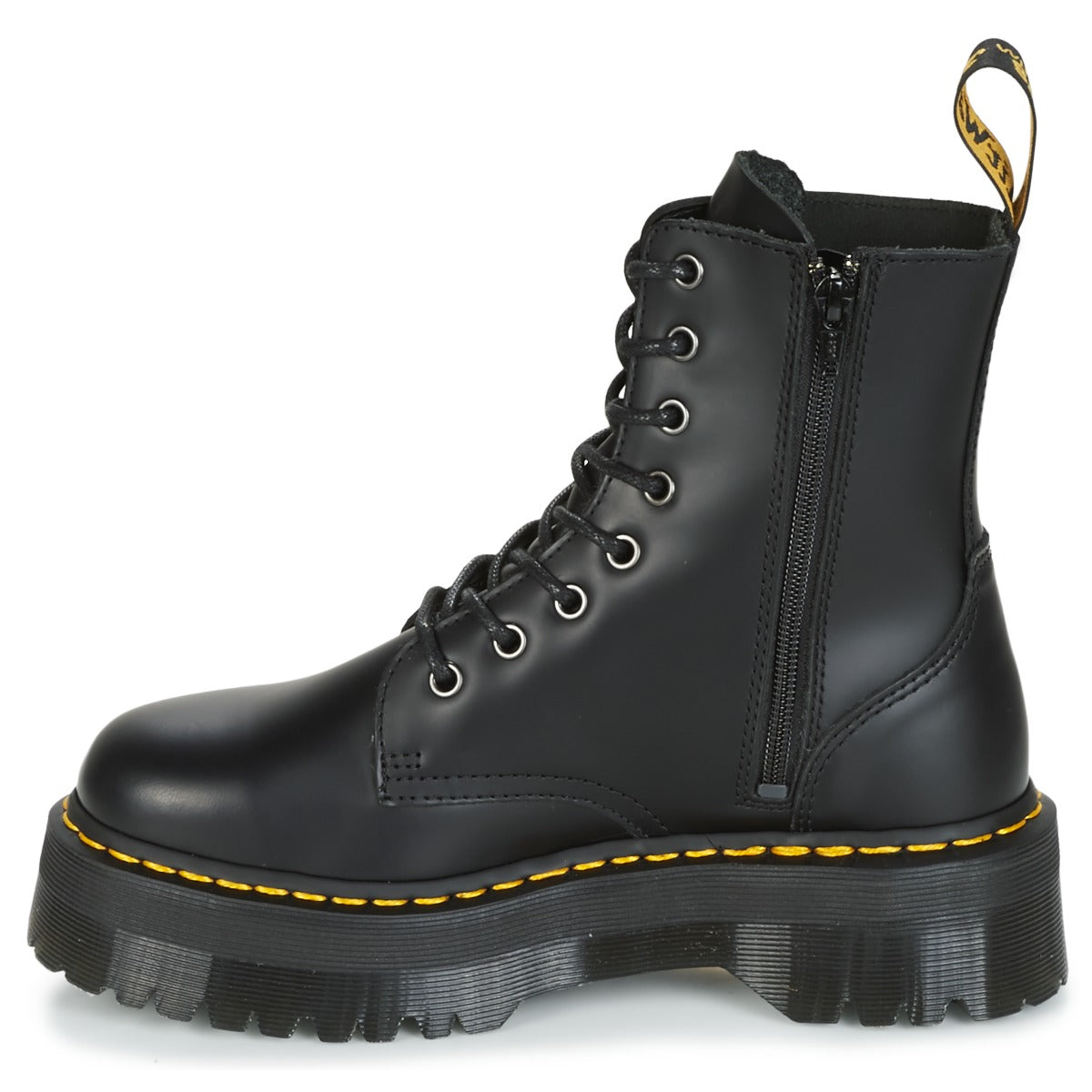 Stivaletti Uomo Dr. Martens JADON BLACK POLISHED SMOOTH Nero