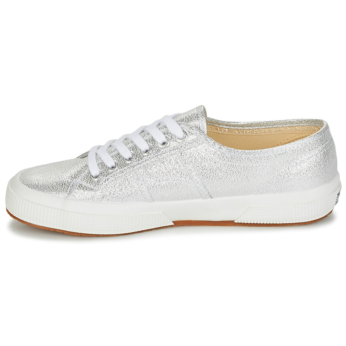 Sneakers basse Donna Superga 2750-LAMEW Argento