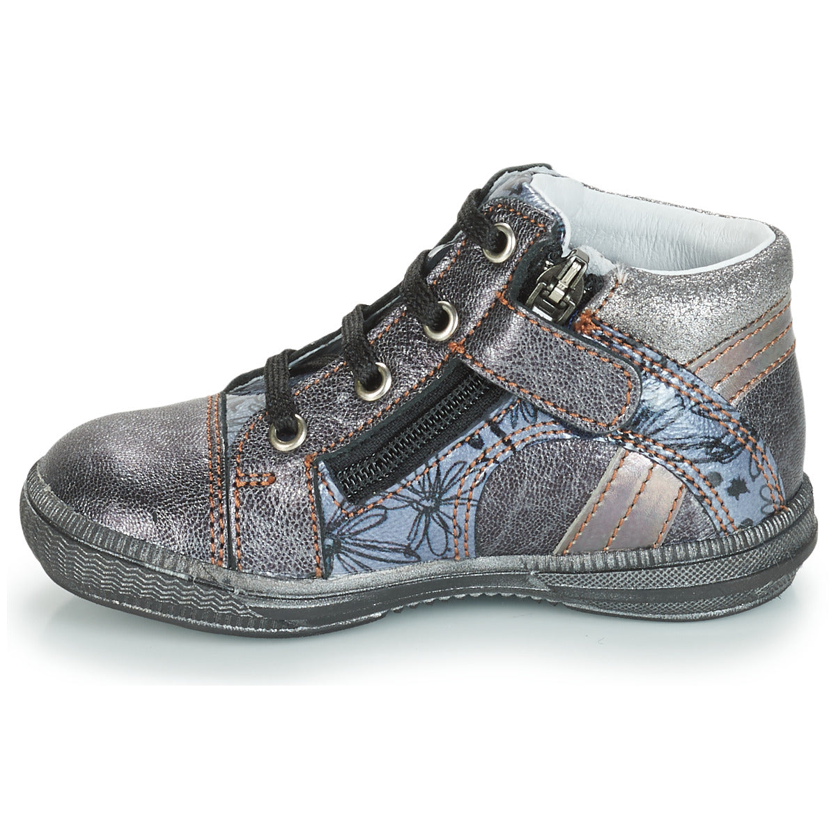 Stivaletti bambini ragazza GBB ROSETTA Argento