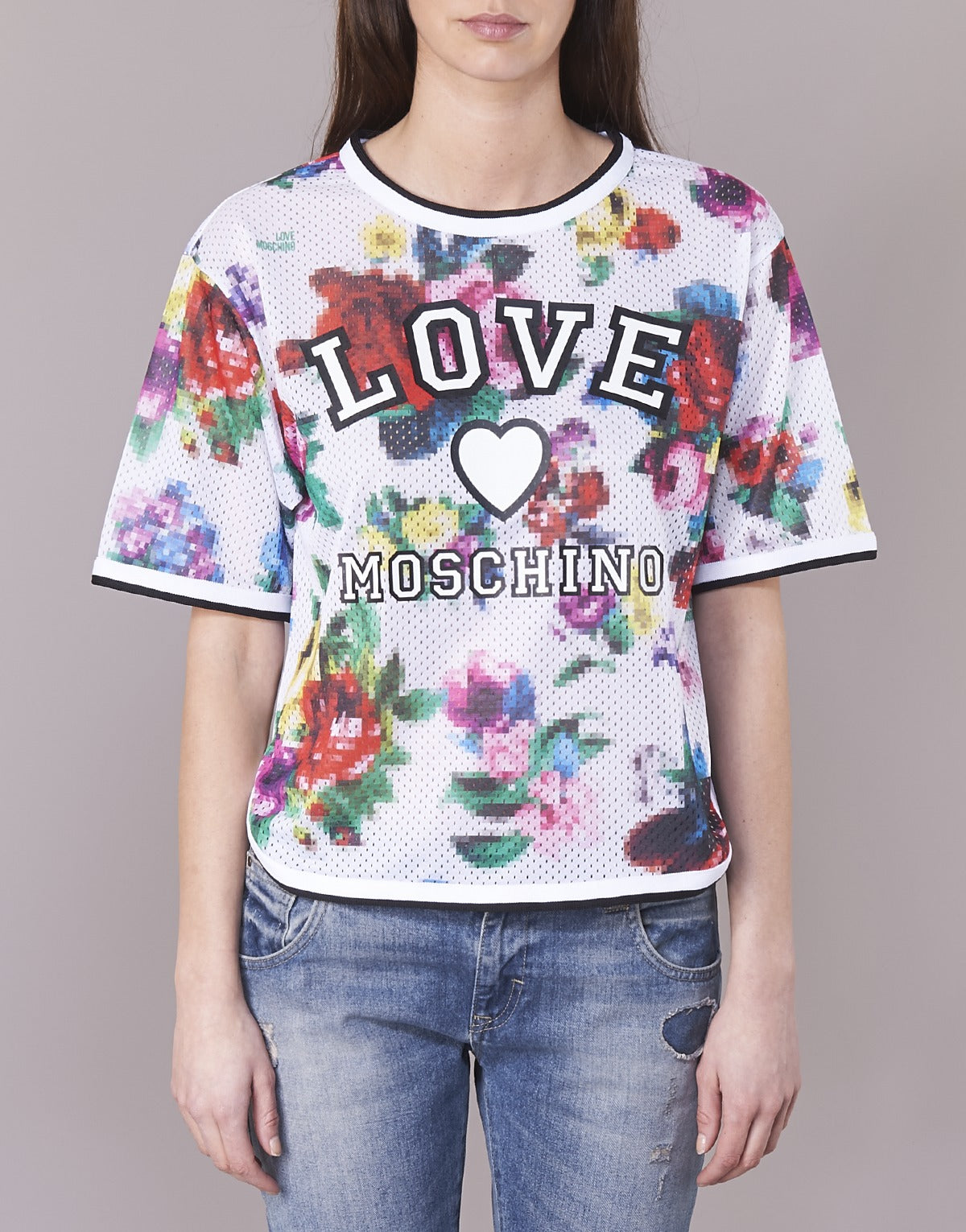 Camicetta Donna Love Moschino W4G2801 Bianco