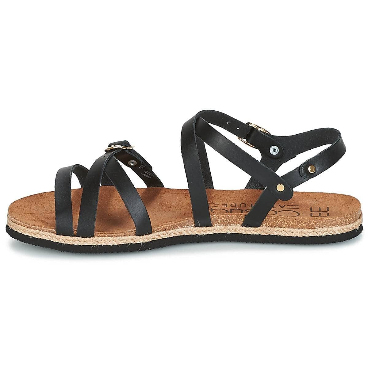 Sandali Donna Casual Attitude ILMEM Nero