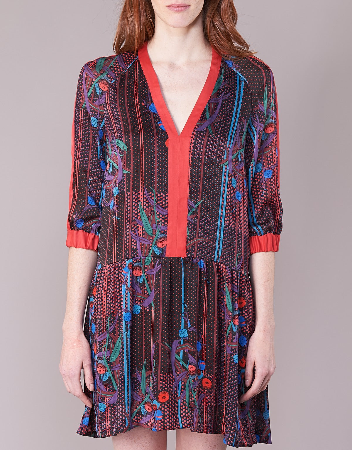 Abito corto Donna Sisley CEPAME Nero