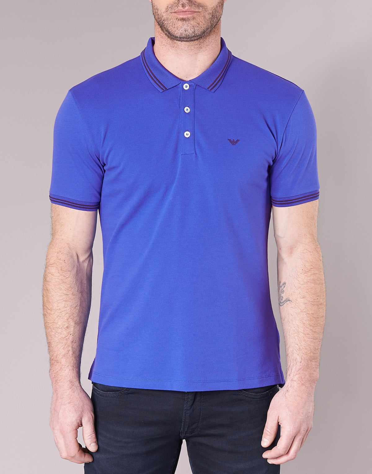 Polo Uomo Emporio Armani TAMWU Blu