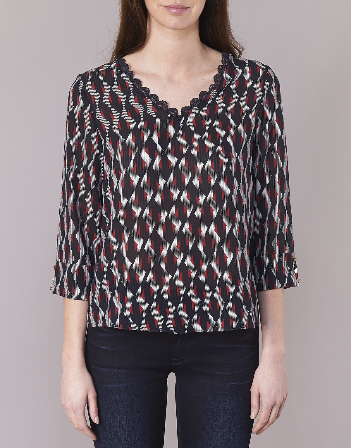 Camicetta Donna Casual Attitude IDENOQO Blu