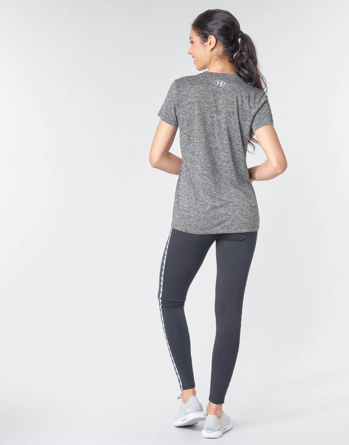 T-shirt Donna Under Armour TECH SSV - TWIST Grigio