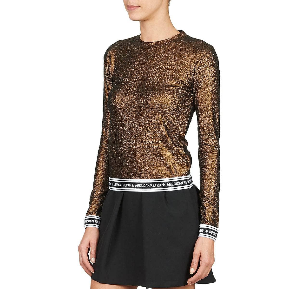 T-shirts a maniche lunghe Donna American Retro ALLAN Oro