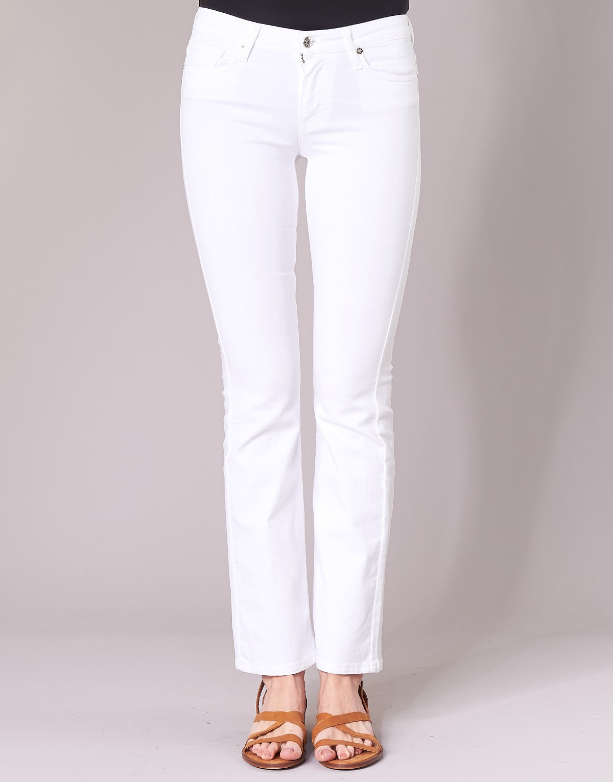 Jeans Bootcut Donna Moony Mood IALOLAO Bianco