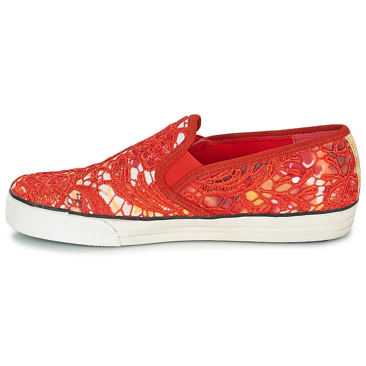 Scarpe Donna Colors of California LACE SLIP Rosso