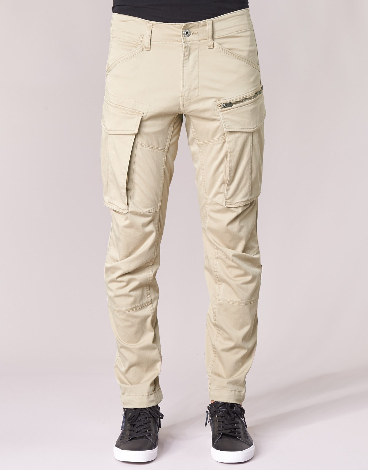 Pantalone Cargo Uomo G-Star Raw ROVIC ZIP 3D STRAIGHT TAPERED Beige