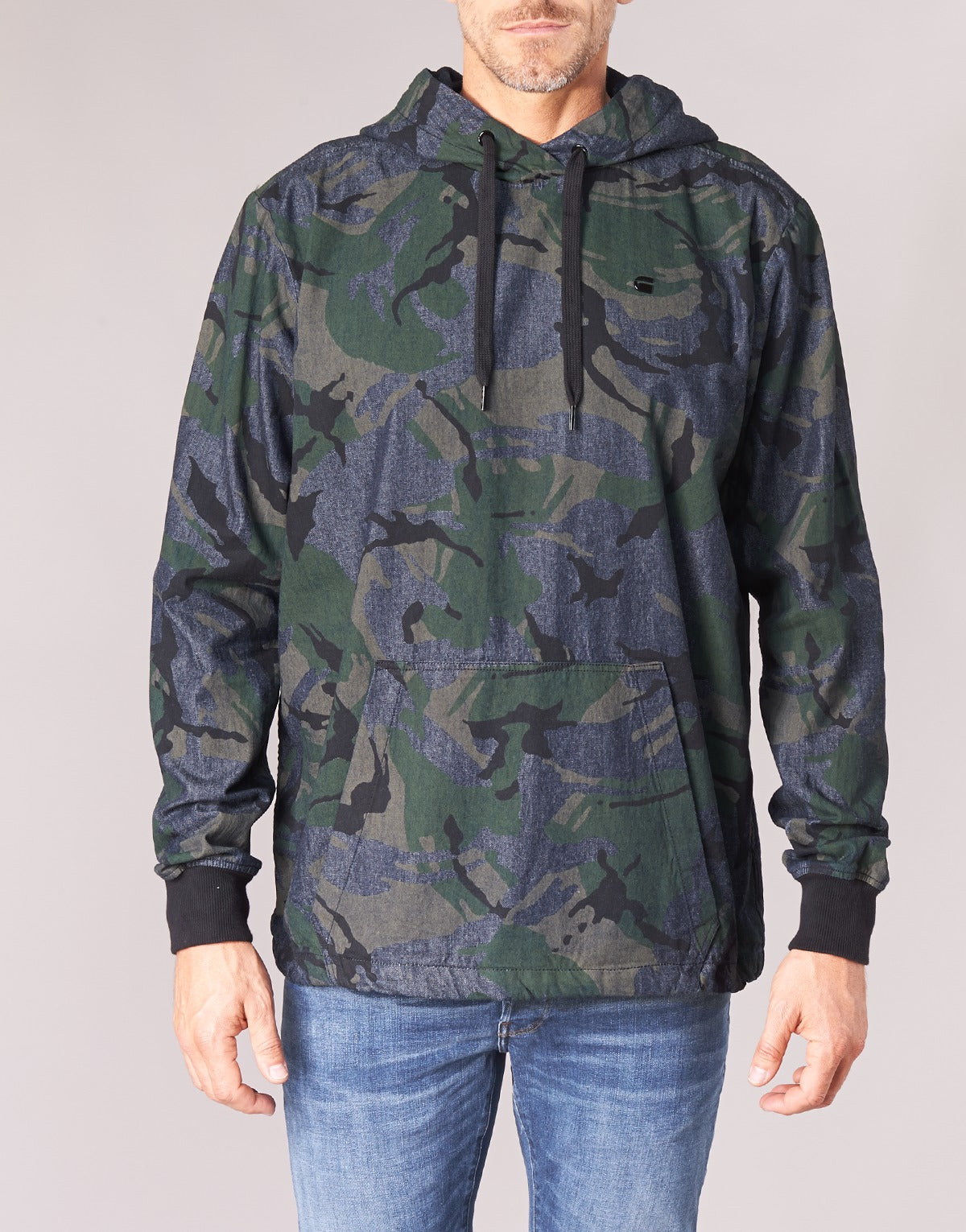 Giubbotto Uomo G-Star Raw STOR ANORAK OVERSHIRT Blu