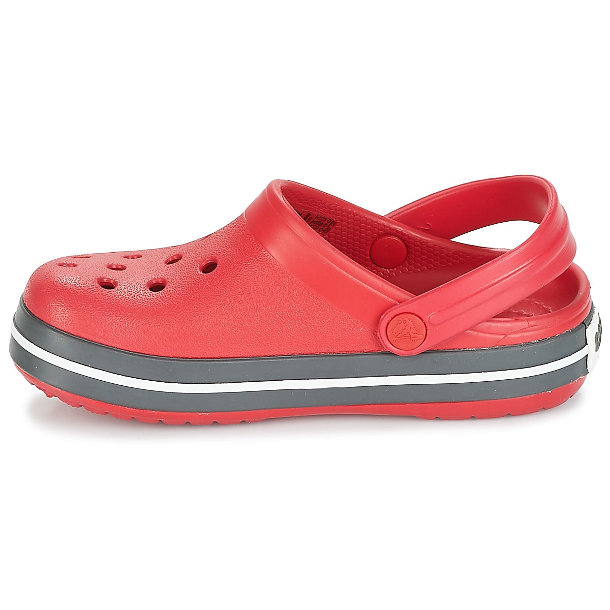 Scarpe bambini ragazza Crocs CROCBAND CLOG KIDS Rosso