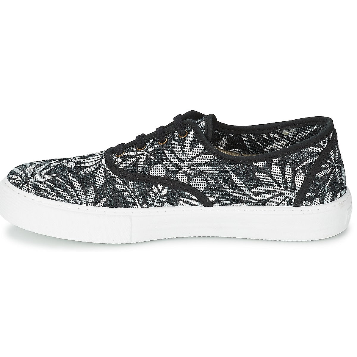 Sneakers basse Donna Victoria INGLES ESTAP HOJAS TROPICAL Nero