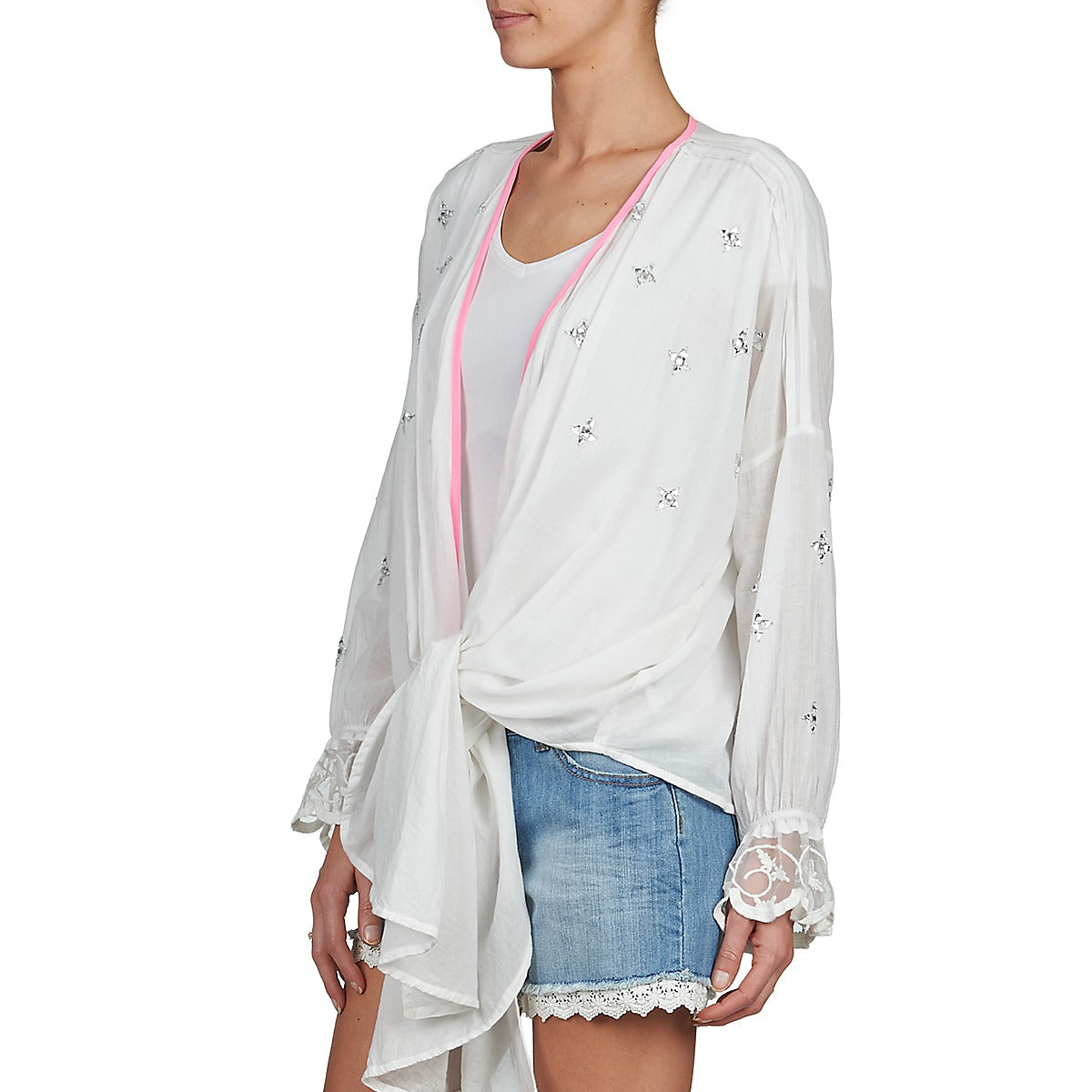 Gilet / Cardigan Donna Brigitte Bardot APOLLINE Bianco