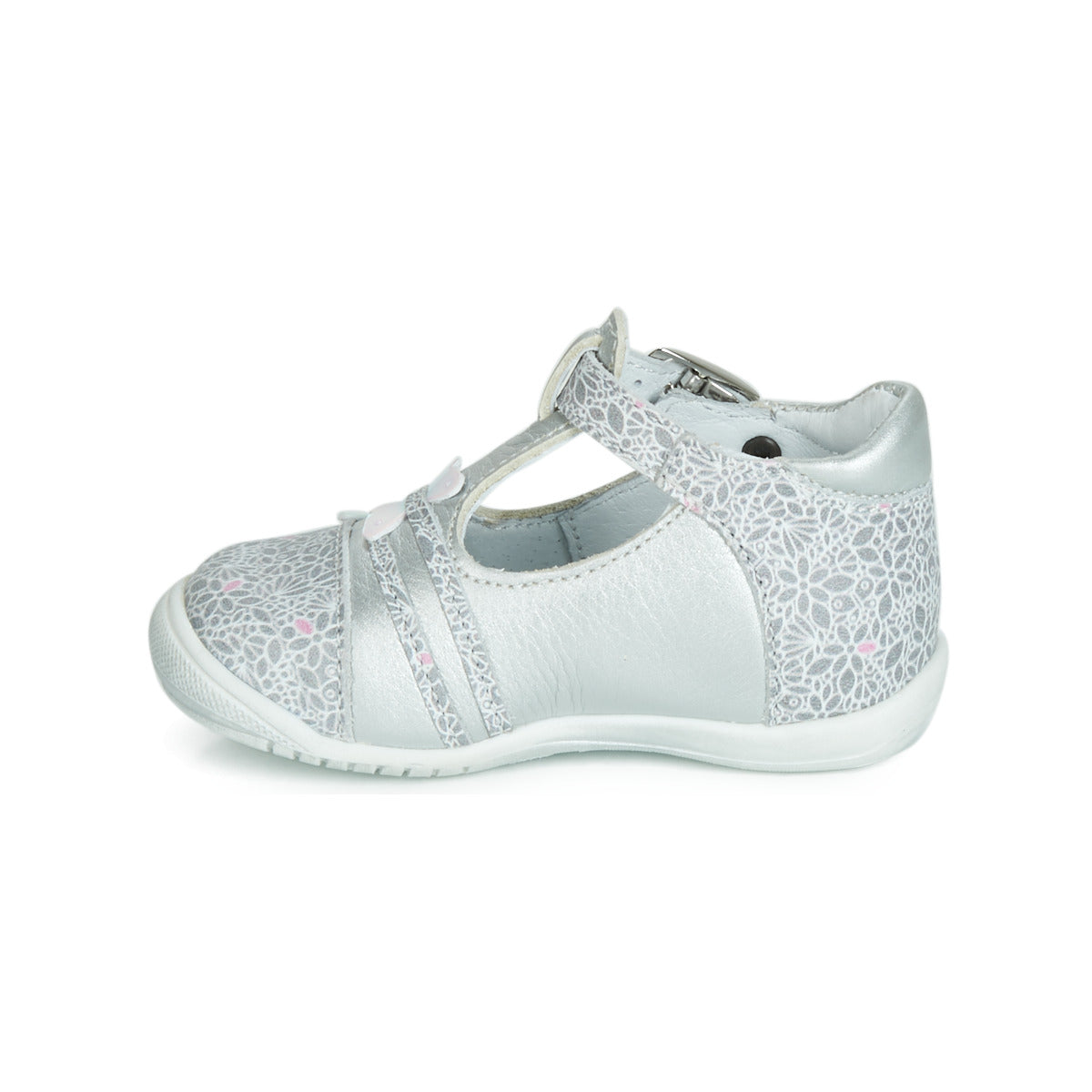 Ballerine bambina ragazza GBB MERTONE Argento
