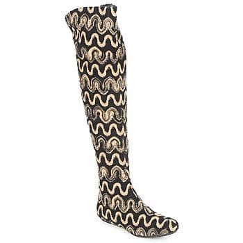 Stivali a metà coscia Donna Missoni SM05 Marrone