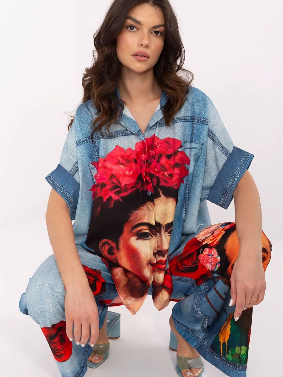 Camicia a manica corta Donna