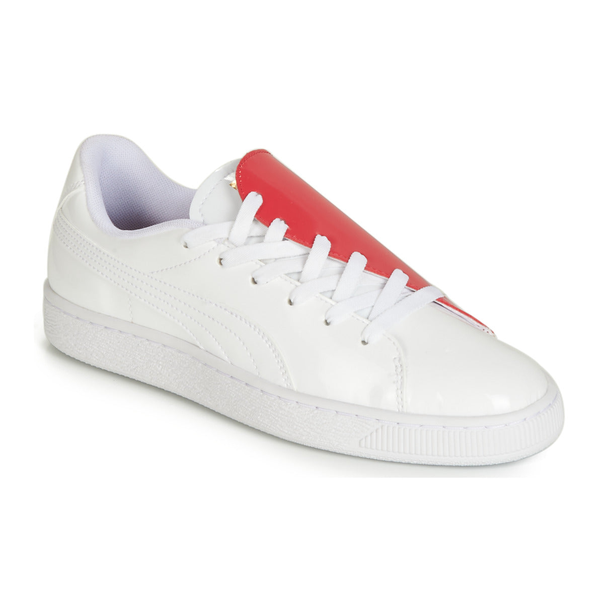 Sneakers basse Donna Puma WN BASKET CRUSH.WH-HIBISCU Bianco