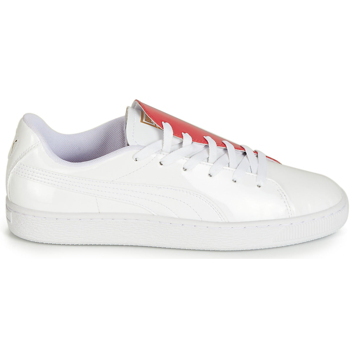 Sneakers basse Donna Puma WN BASKET CRUSH.WH-HIBISCU Bianco