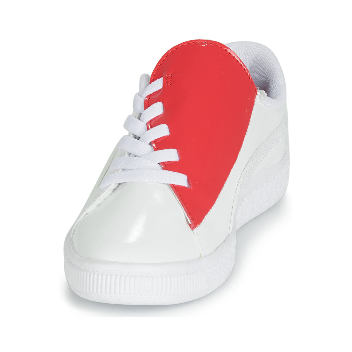 Scarpe bambini ragazza Puma PS BKT CRUSH PATENT AC.W-H Bianco