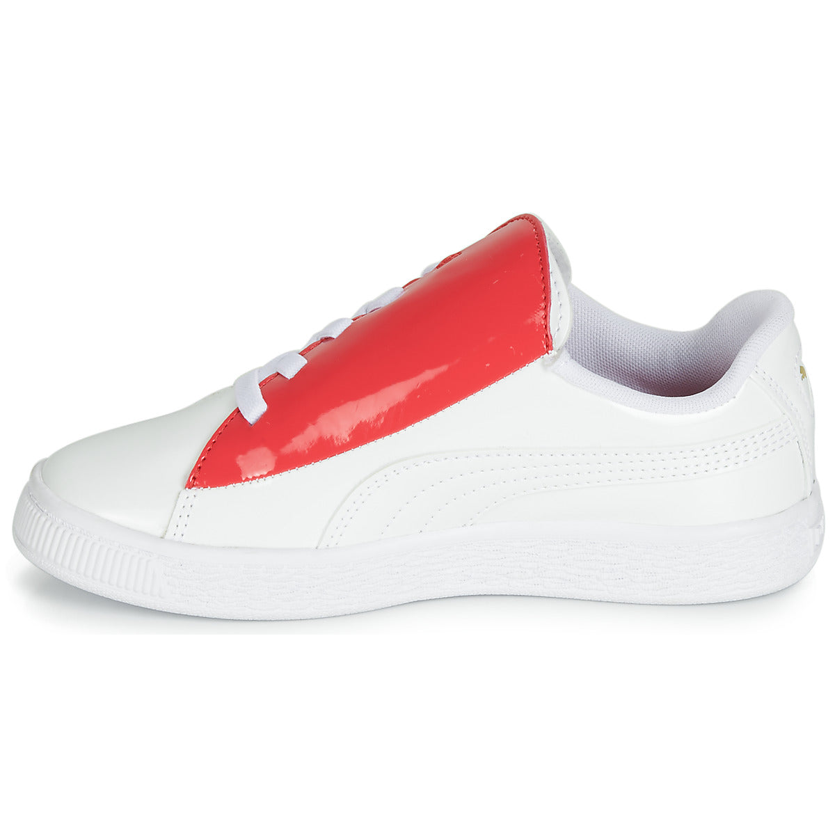 Scarpe bambini ragazza Puma PS BKT CRUSH PATENT AC.W-H Bianco