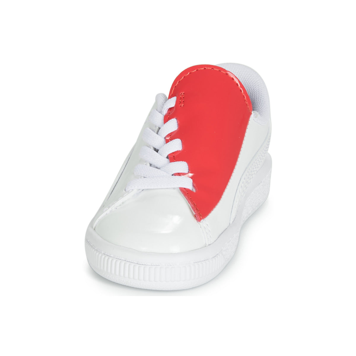 Scarpe bambini ragazza Puma INF B CRUSH PATENT AC.W-H Bianco