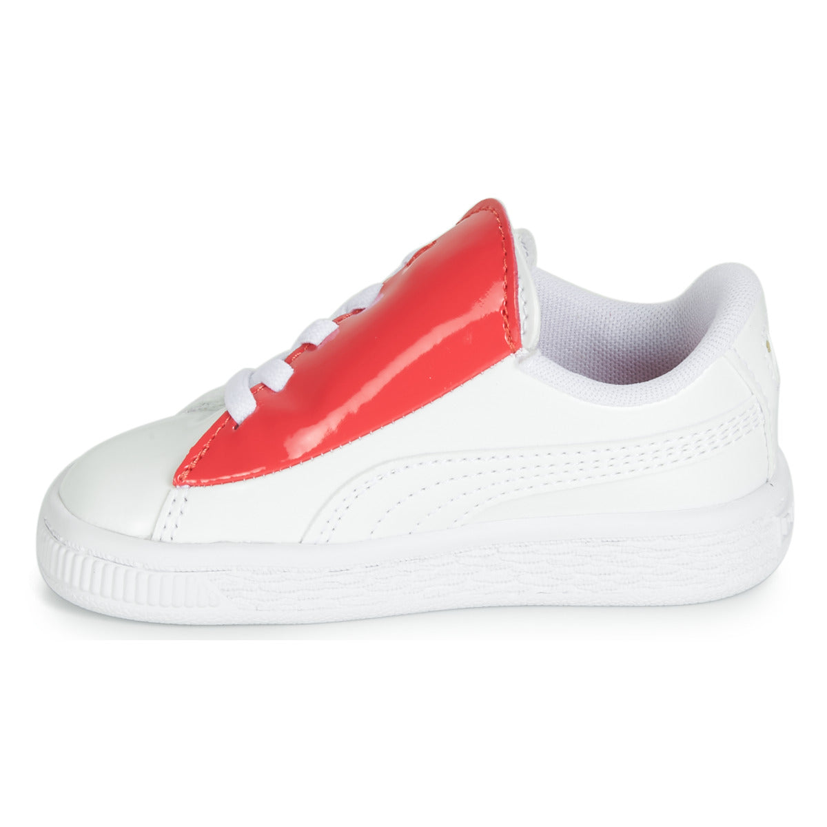 Scarpe bambini ragazza Puma INF B CRUSH PATENT AC.W-H Bianco