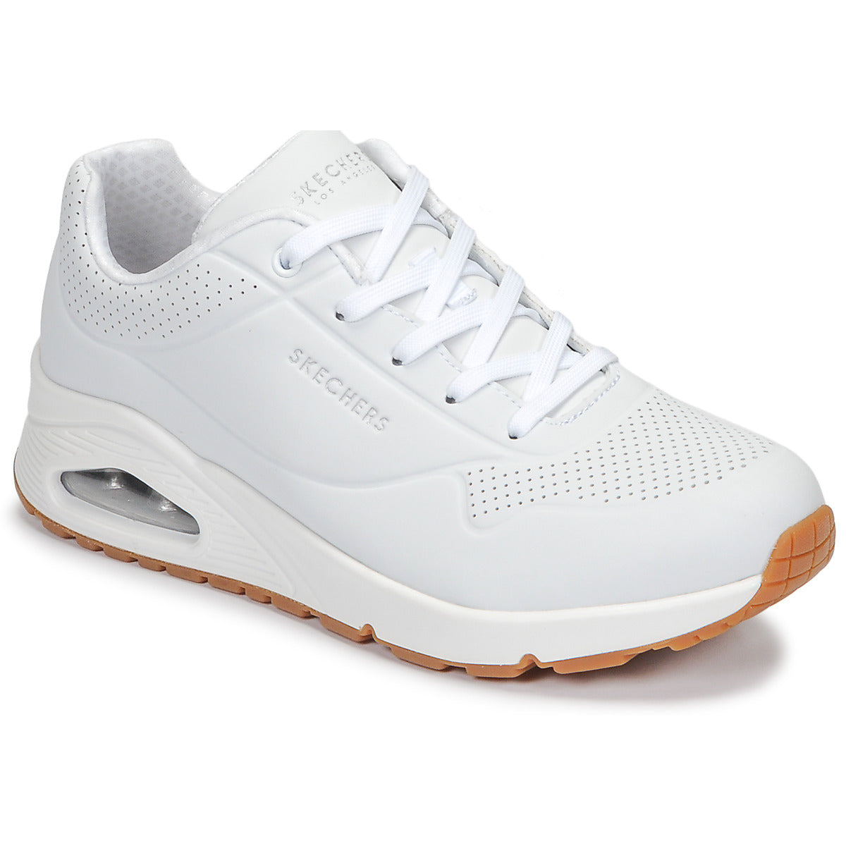 Sneakers basse Donna Skechers UNO Bianco