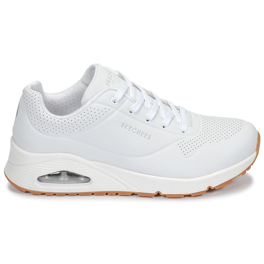 Sneakers basse Donna Skechers UNO Bianco