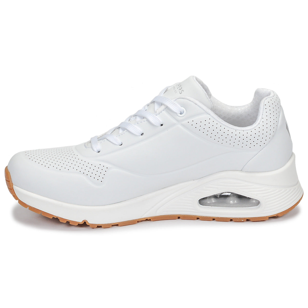 Sneakers basse Donna Skechers UNO Bianco