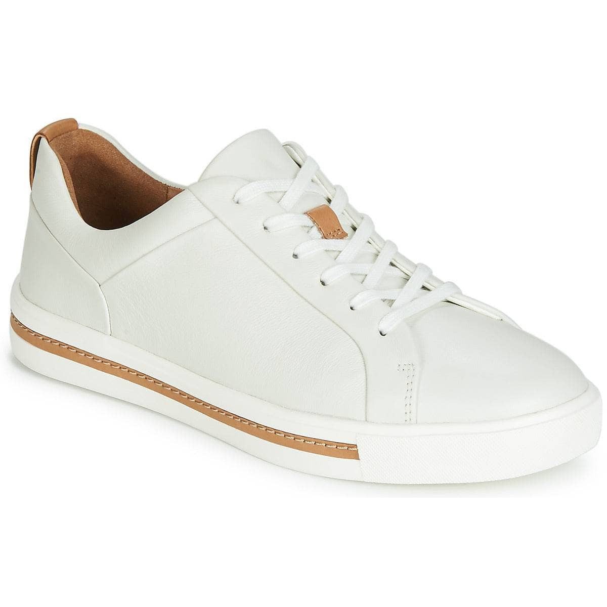 Sneakers basse Donna Clarks UN MAUI LACE Bianco