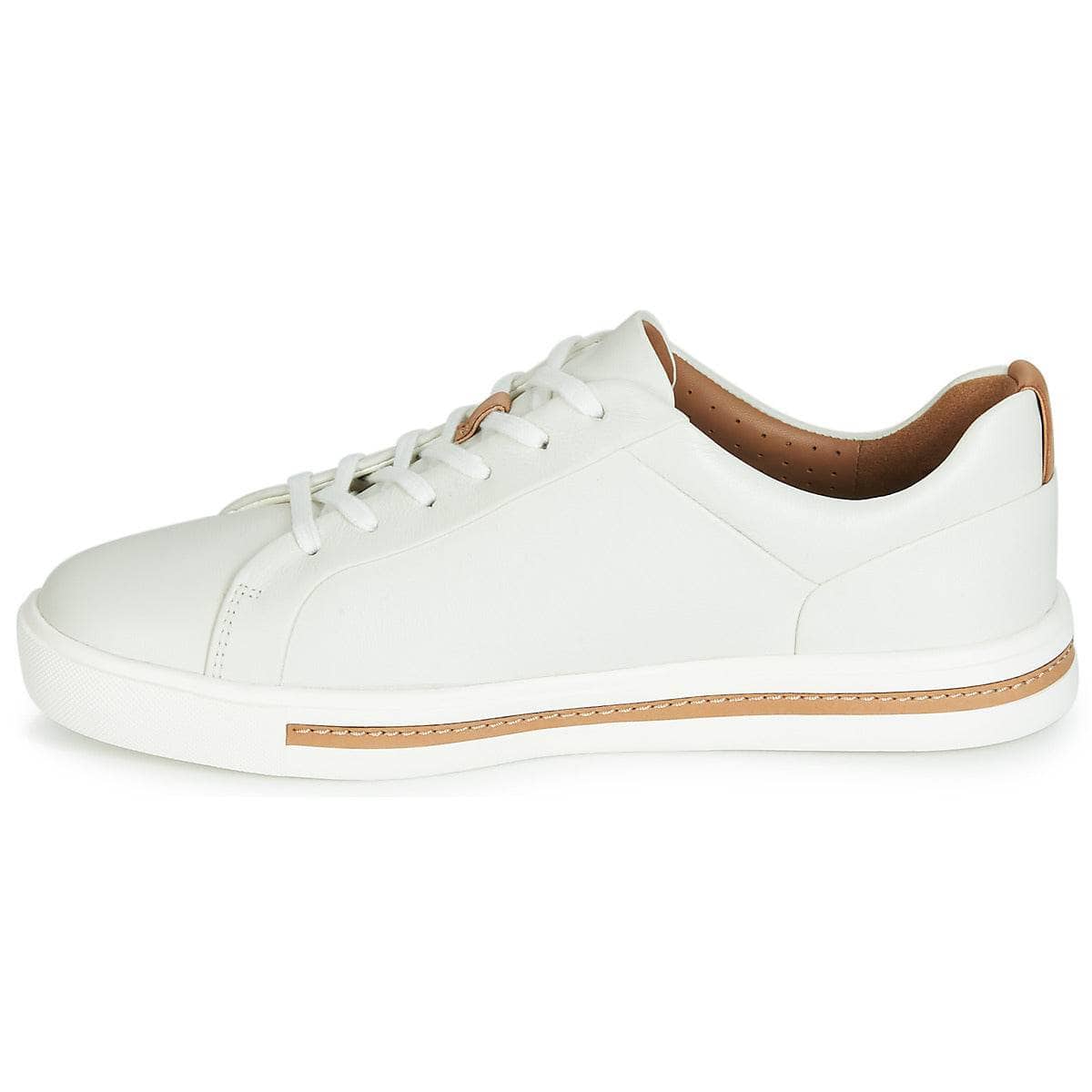 Sneakers basse Donna Clarks UN MAUI LACE Bianco