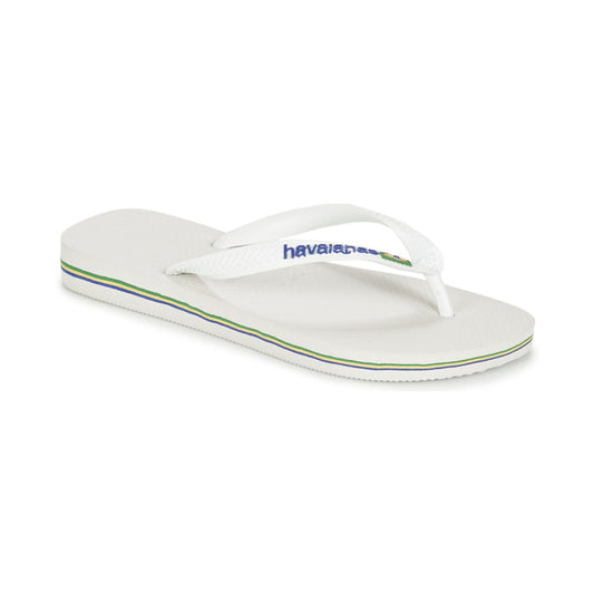 Infradito Uomo Havaianas BRASIL LOGO Bianco
