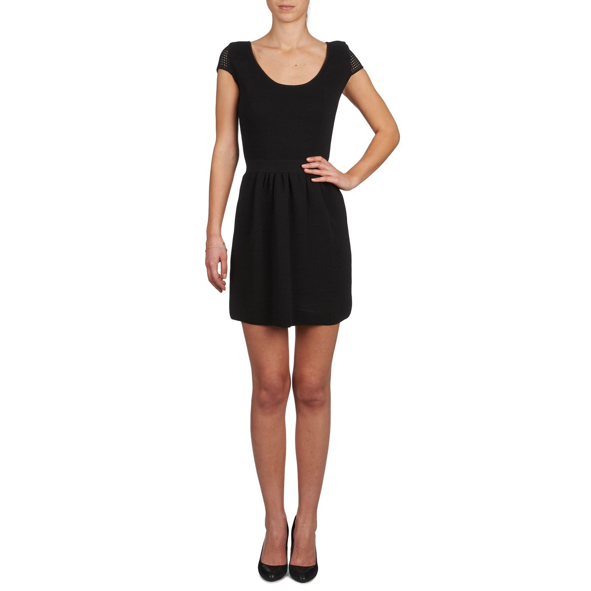 Abito corto Donna Naf Naf MANGUILLA Nero