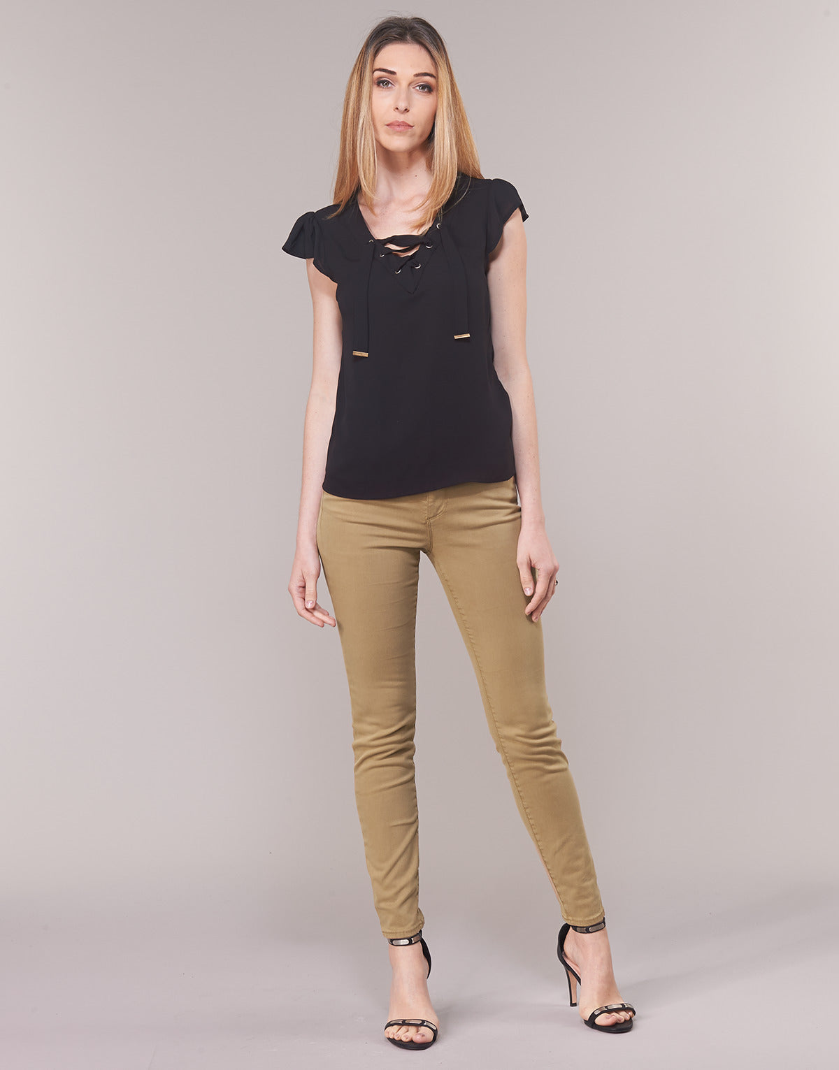 Pantalone Donna Armani Exchange HELBIRO Beige