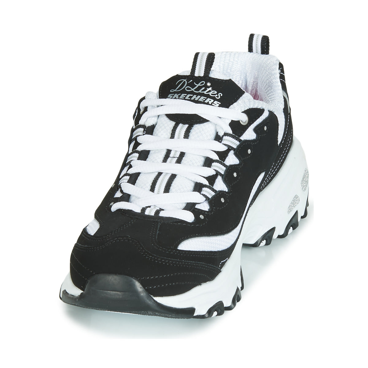 Sneakers basse Donna Skechers D’LITES Nero