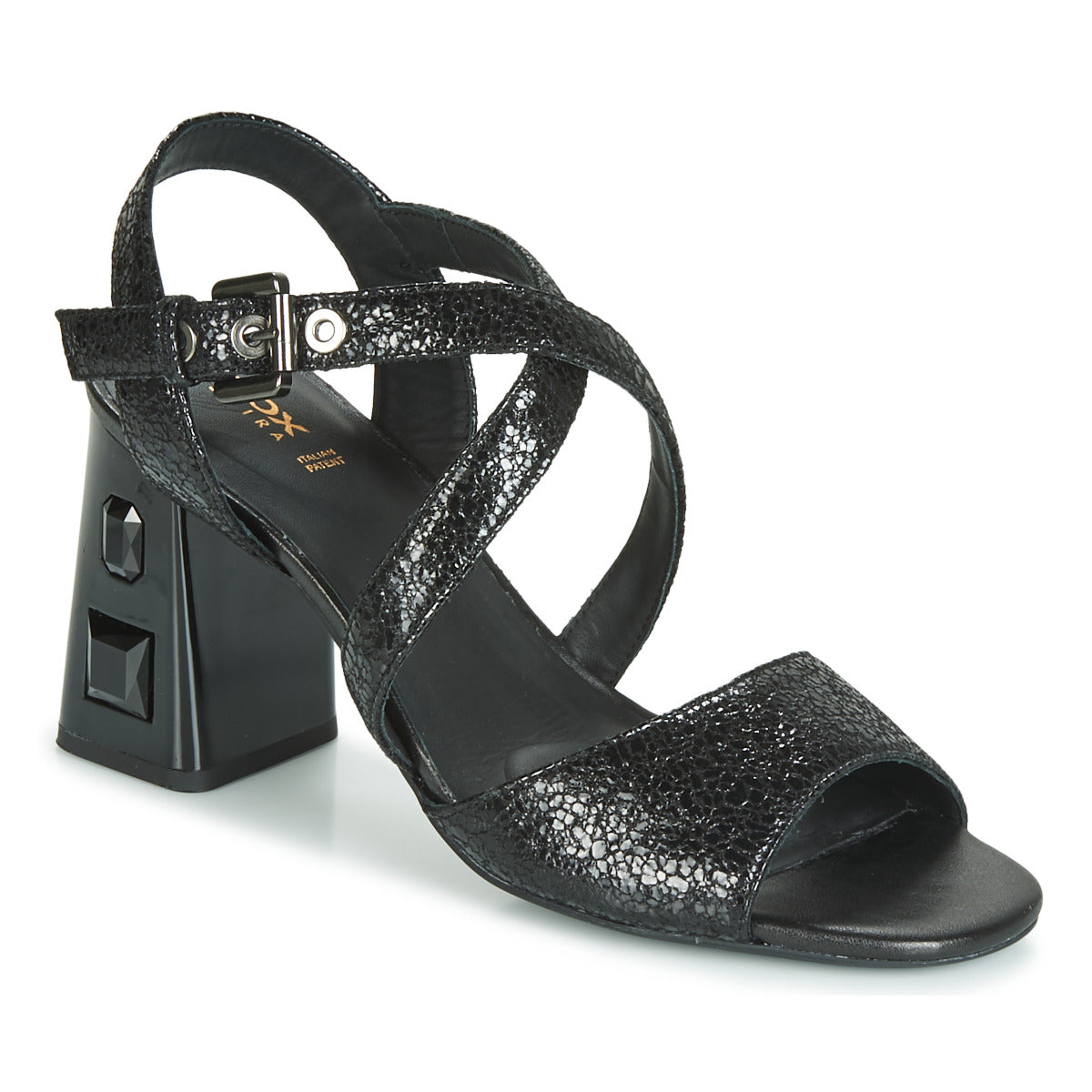 Sandali Donna Geox D SEYLA S. HIGH PLUS Nero