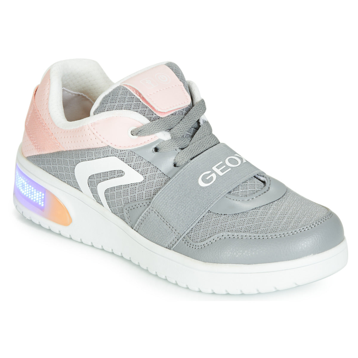 Scarpe bambini ragazza Geox J XLED GIRL Grigio