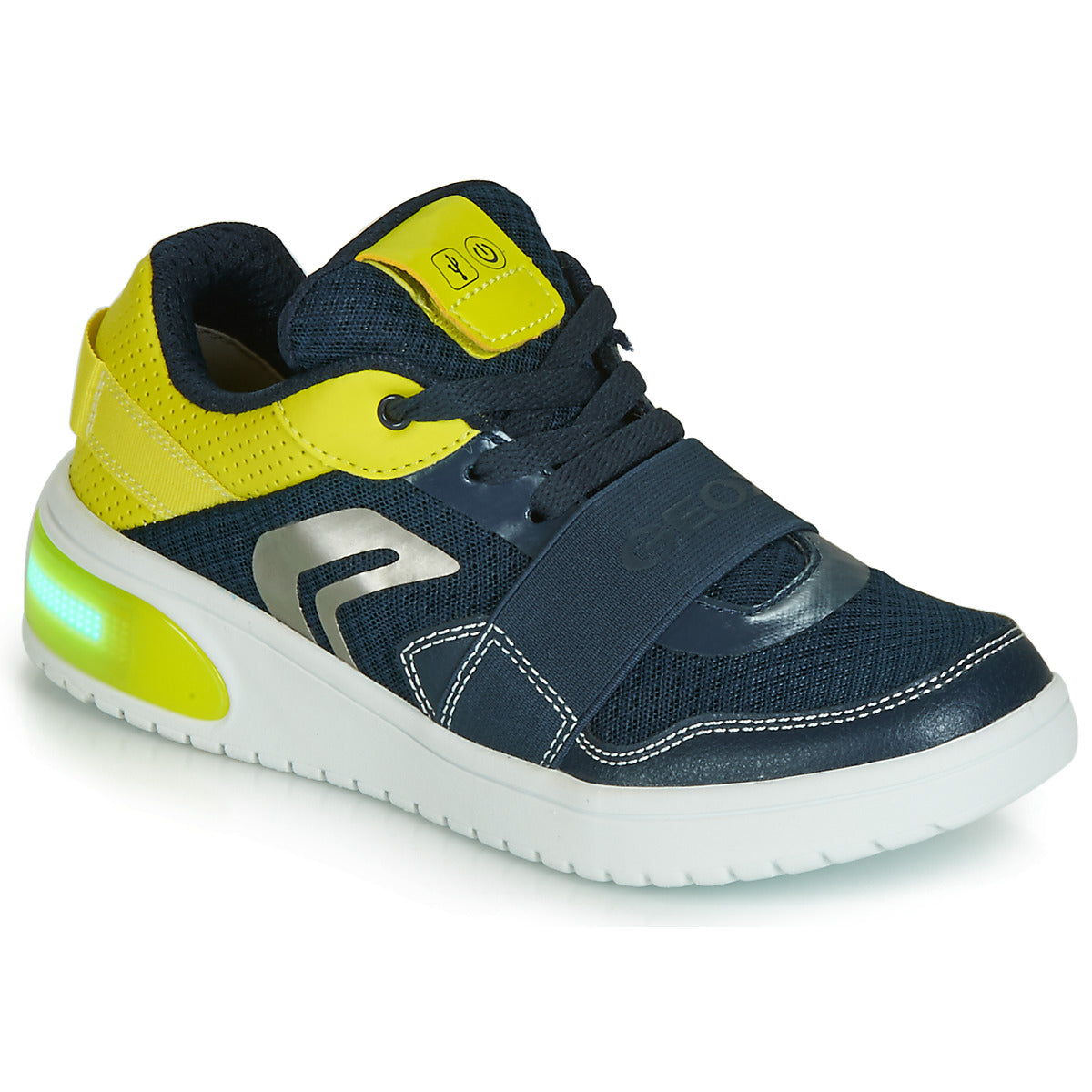 Scarpe bambini ragazza Geox J XLED BOY Blu