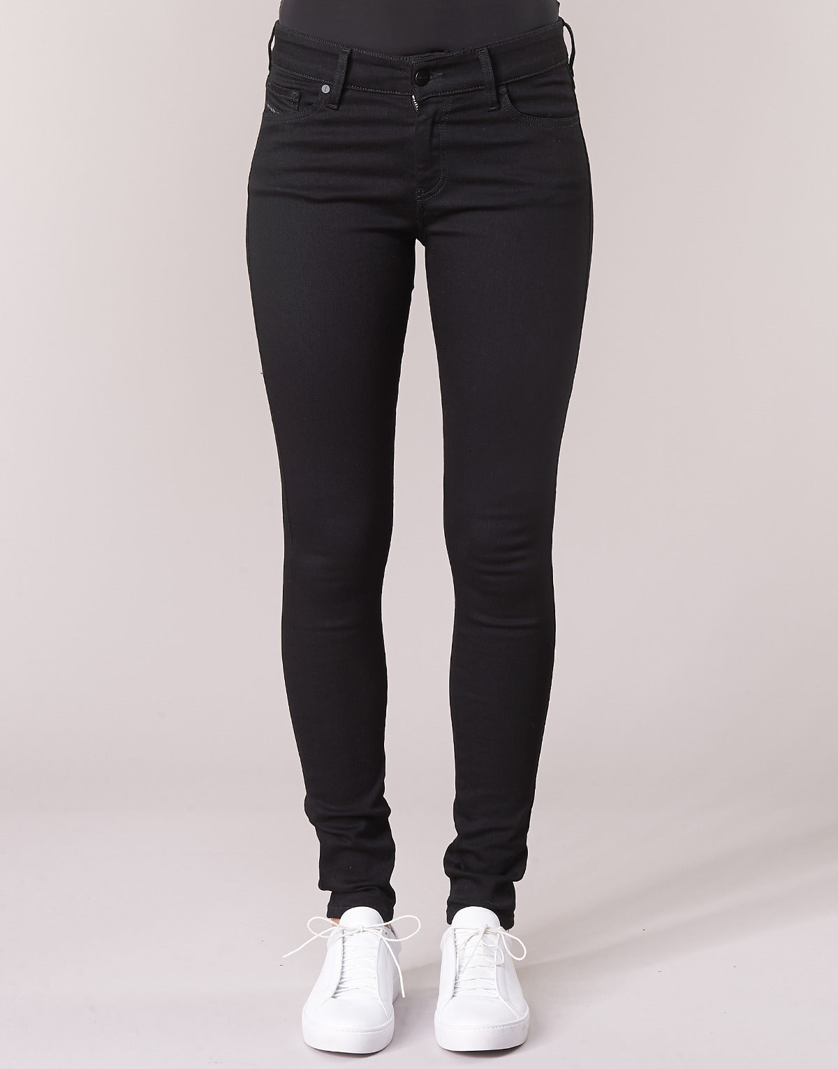 Jeans skynny Donna Diesel SLANDY Nero