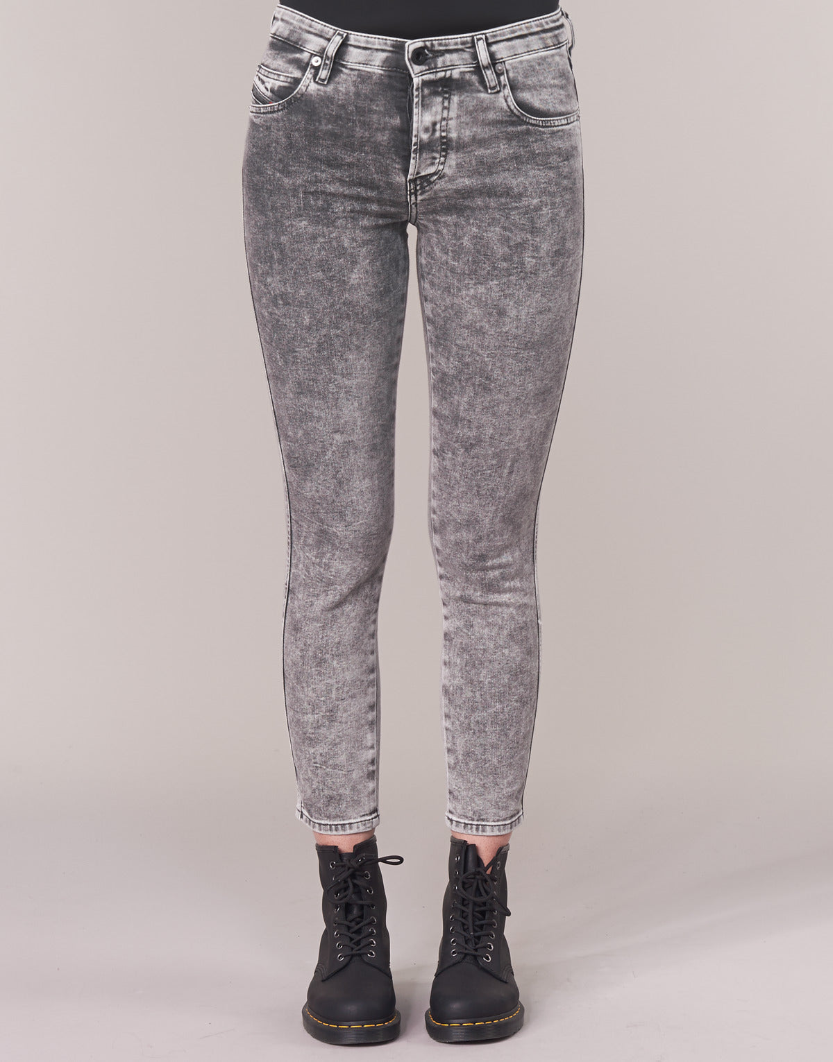 Jeans Slim Donna Diesel BABHILA Grigio