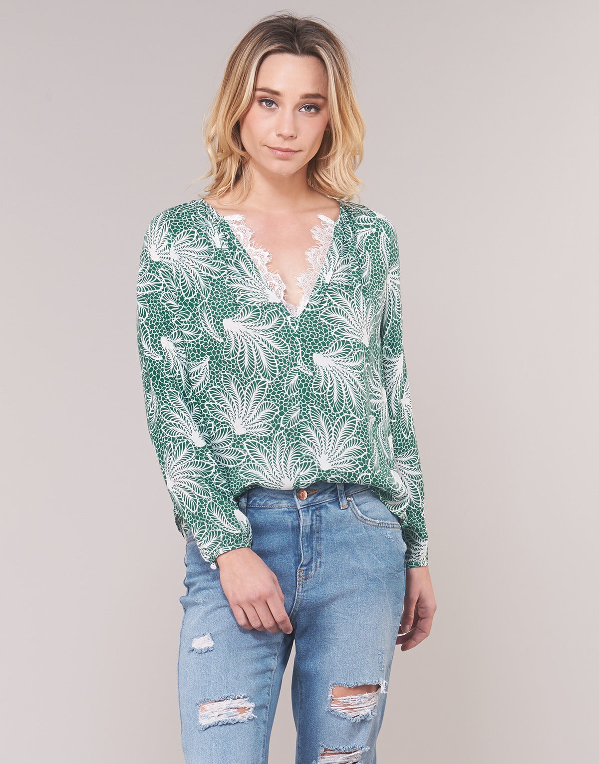 Camicetta Donna See U Soon GARAGAVE Verde