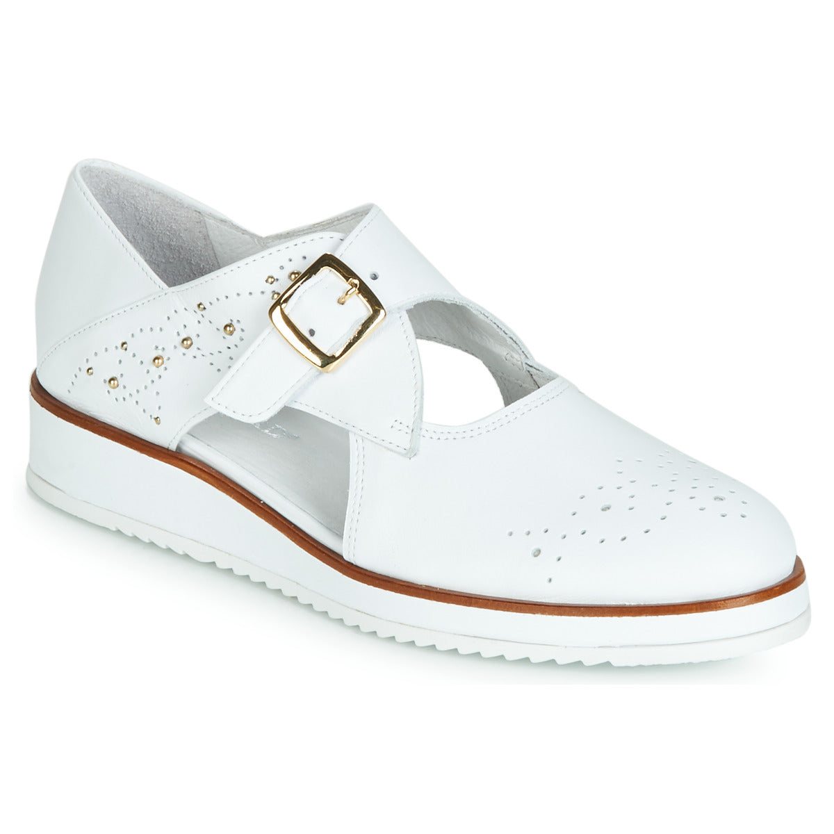 Scarpe Donna Regard RIXALO V1 NAPPA BLANC Bianco