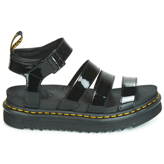 Sandali Donna Dr. Martens  BLAIRE BLACK PATENT LAMPER  Nero