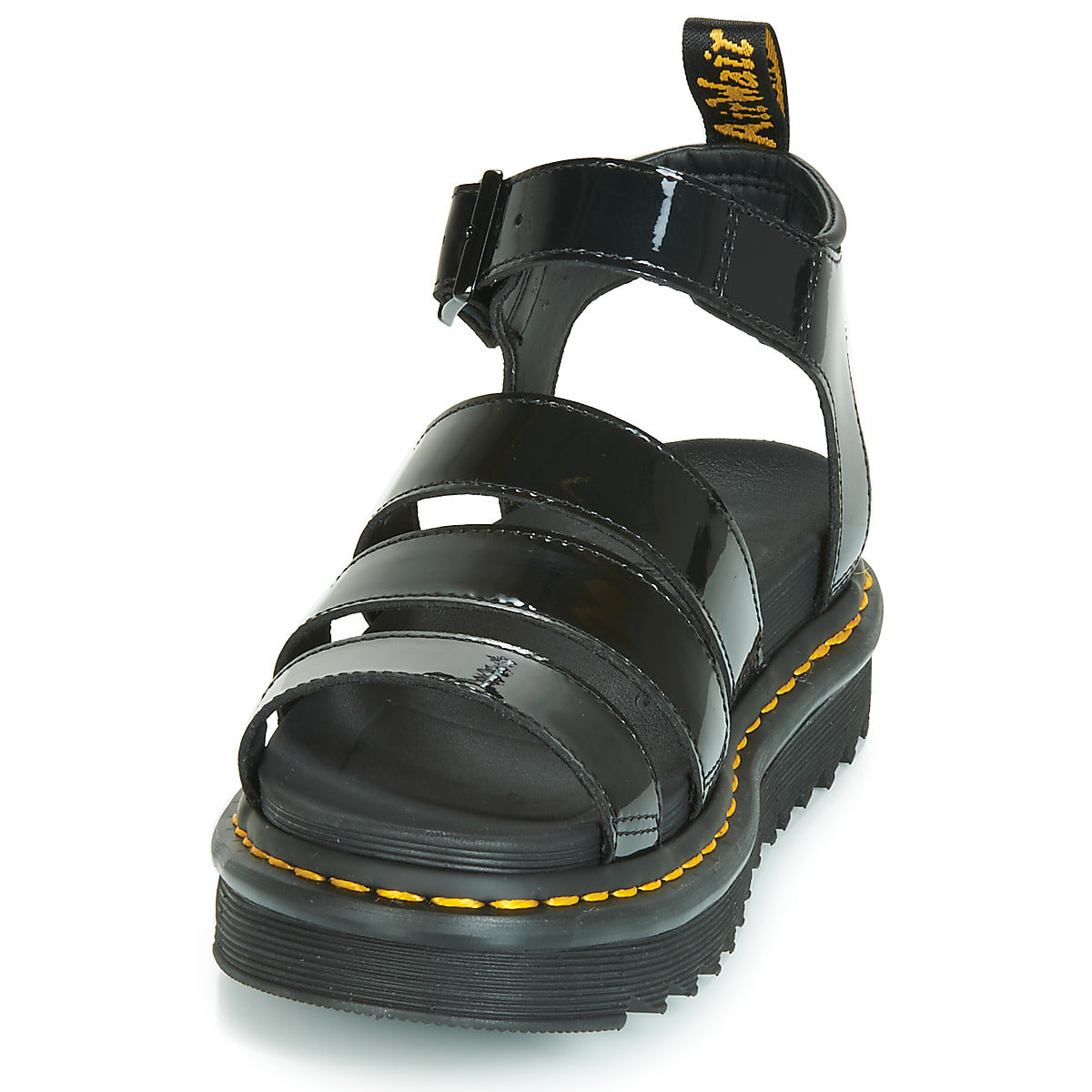 Sandali Donna Dr. Martens  BLAIRE BLACK PATENT LAMPER  Nero