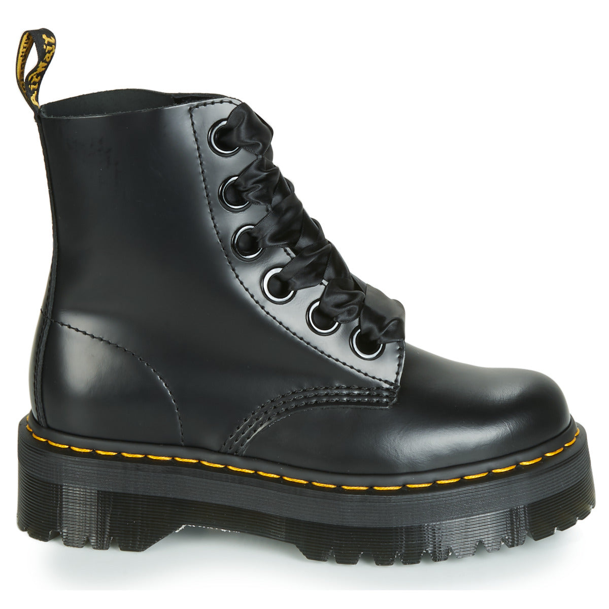 Stivaletti Donna Dr. Martens  MOLLY BLACK BUTTERO  Nero