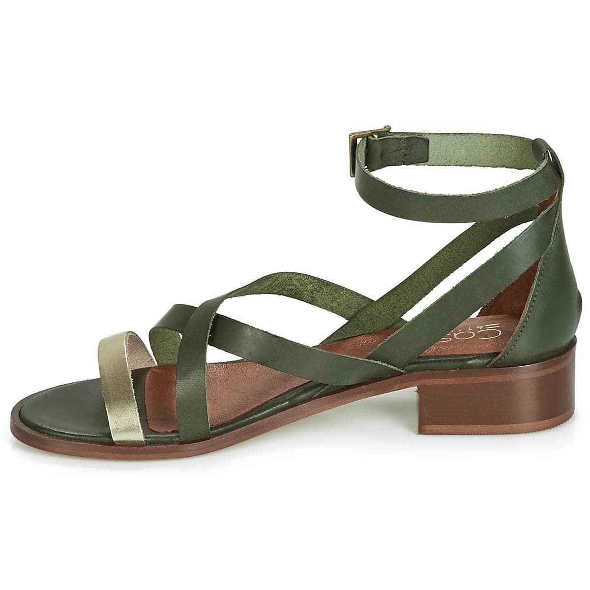 Sandali Donna Casual Attitude COUTIL Verde