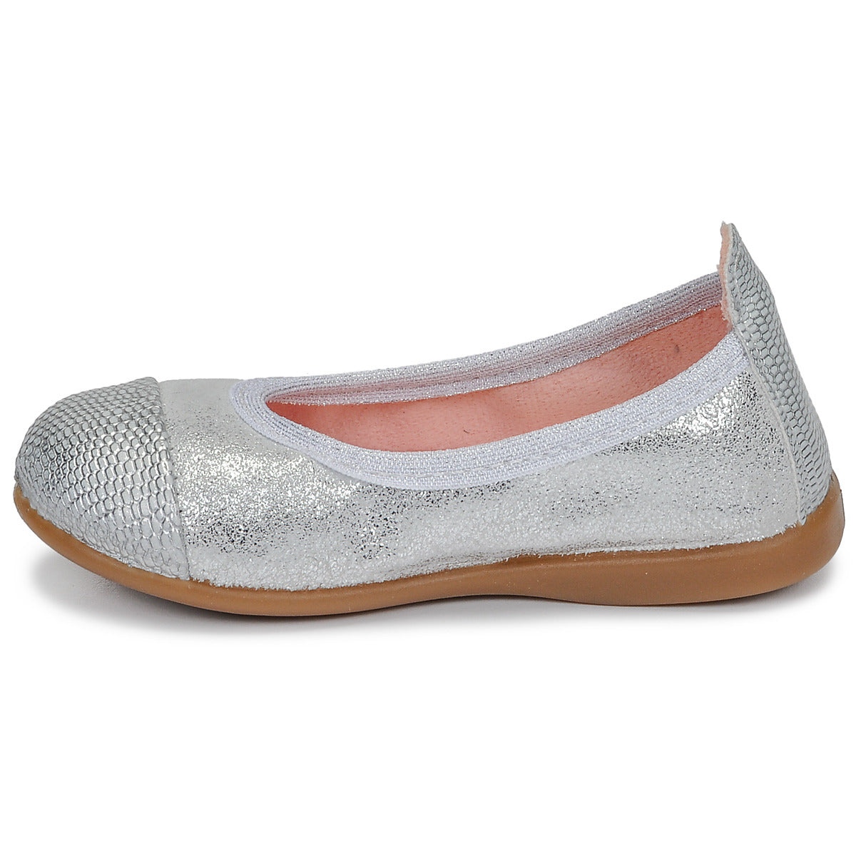 Ballerine bambina ragazza Citrouille et Compagnie JARAMIL Argento