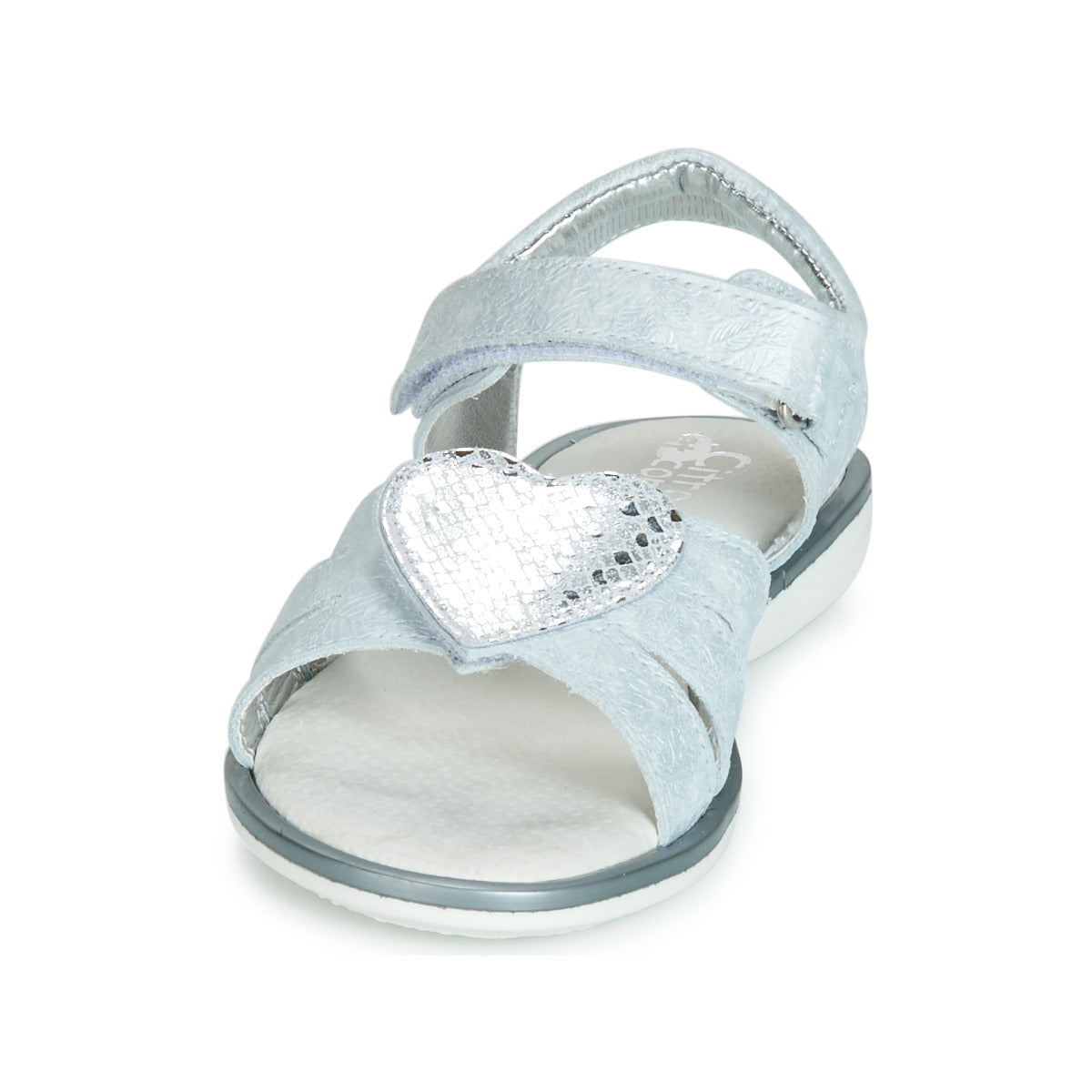 Sandali bambini ragazza Citrouille et Compagnie JAFILOUTE Grigio